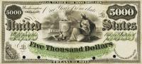 p295 from United States: 5000 Dollars from 1864